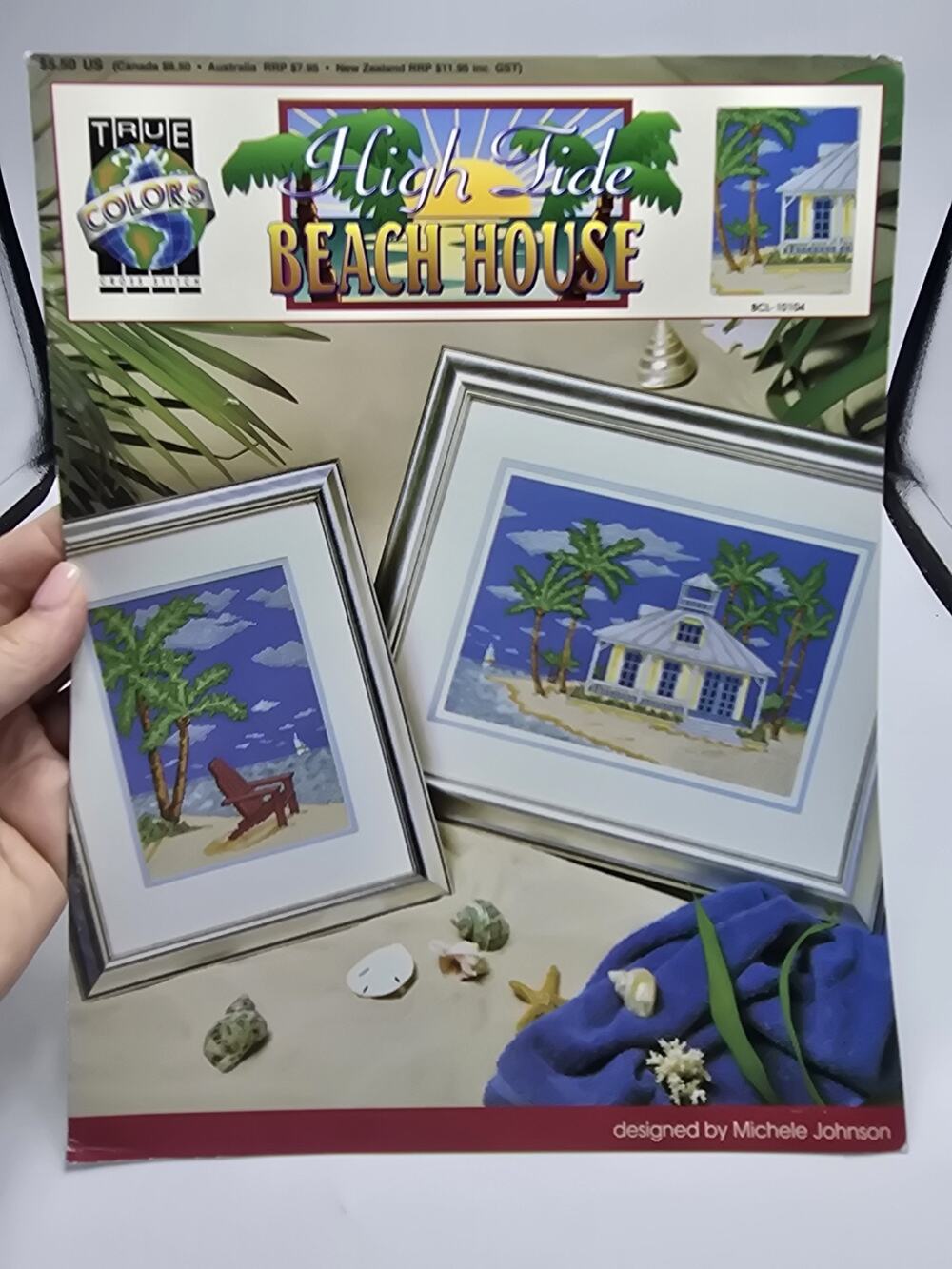 True Colors Cross Stitch High Tide Beach House Chart